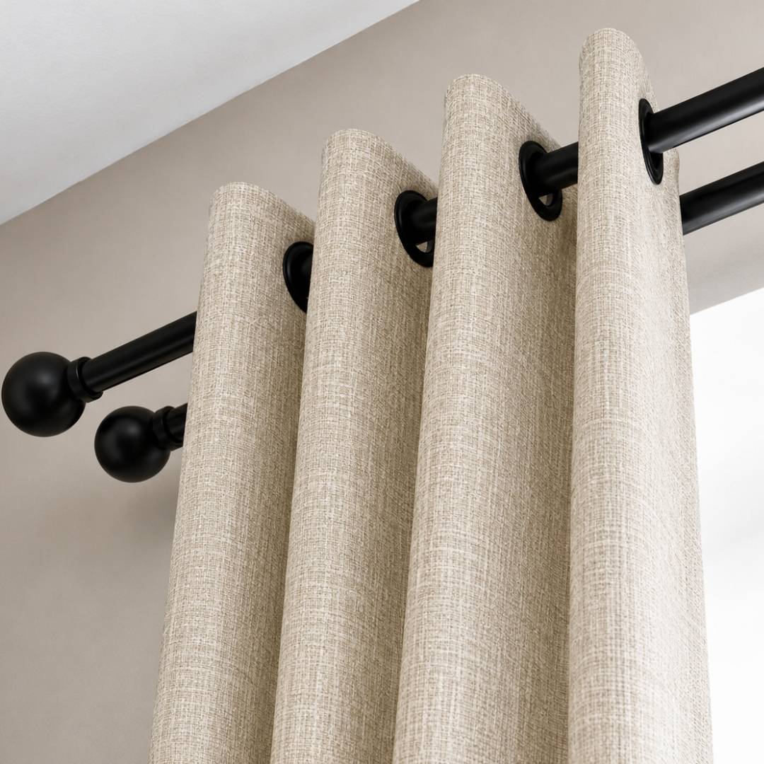 Obscura Blockout Eyelet Tape - Ready Made Curtains