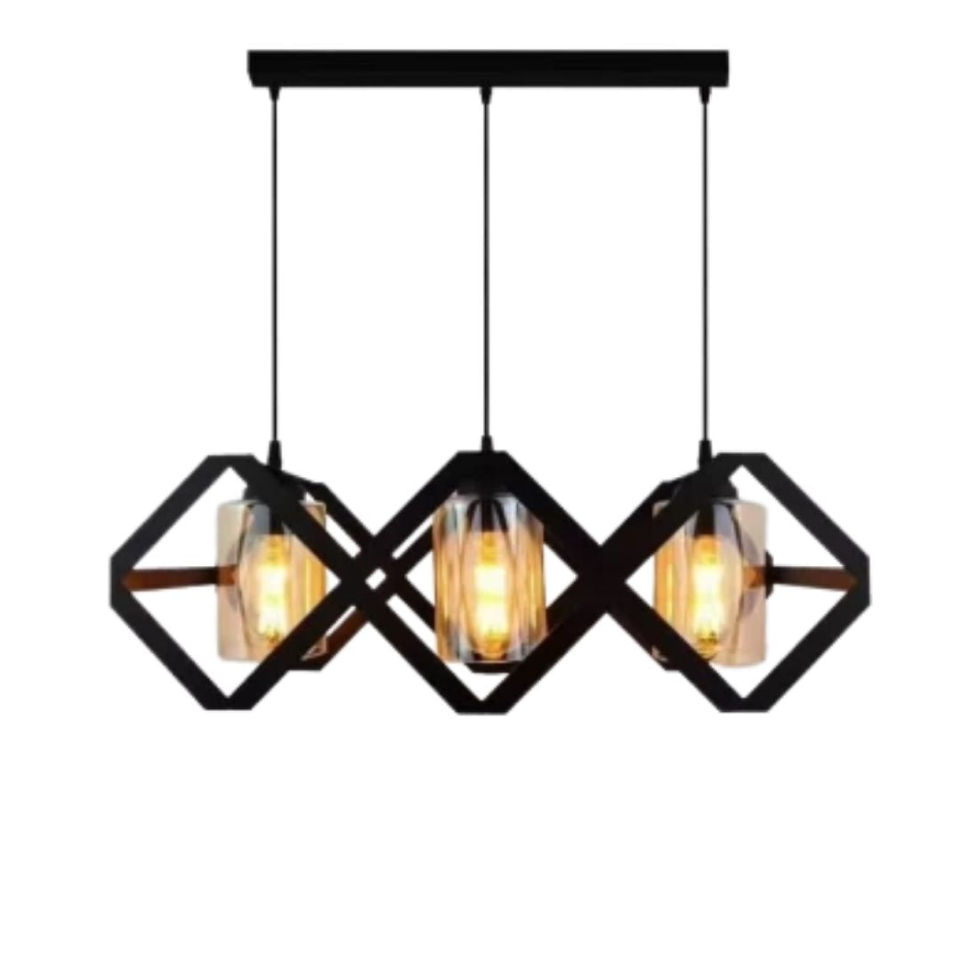 Pendant Light - Diamond Metal LED / 1937-3