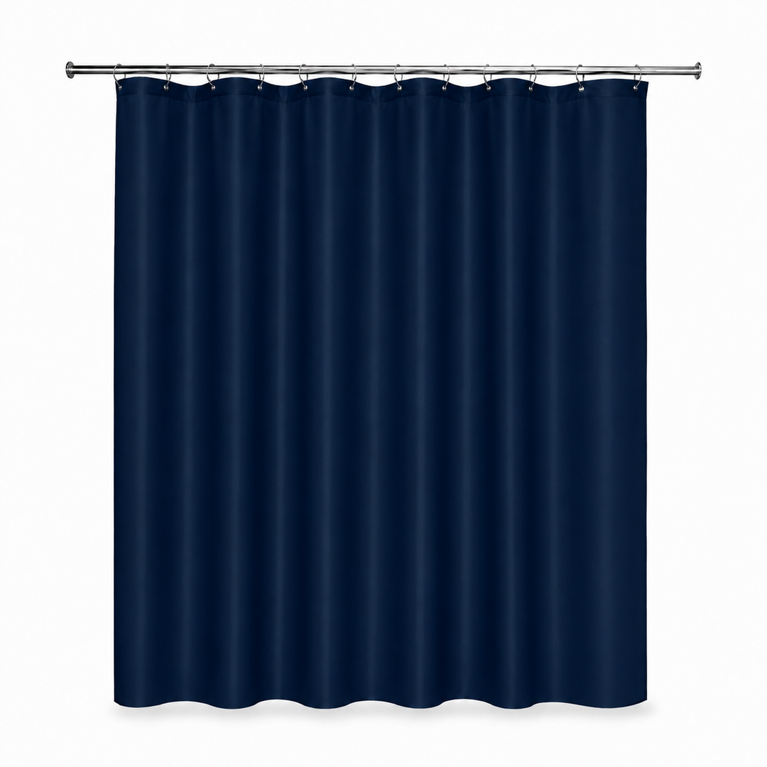 Bathlux - Waterproof Shower Curtain with rings 180cm