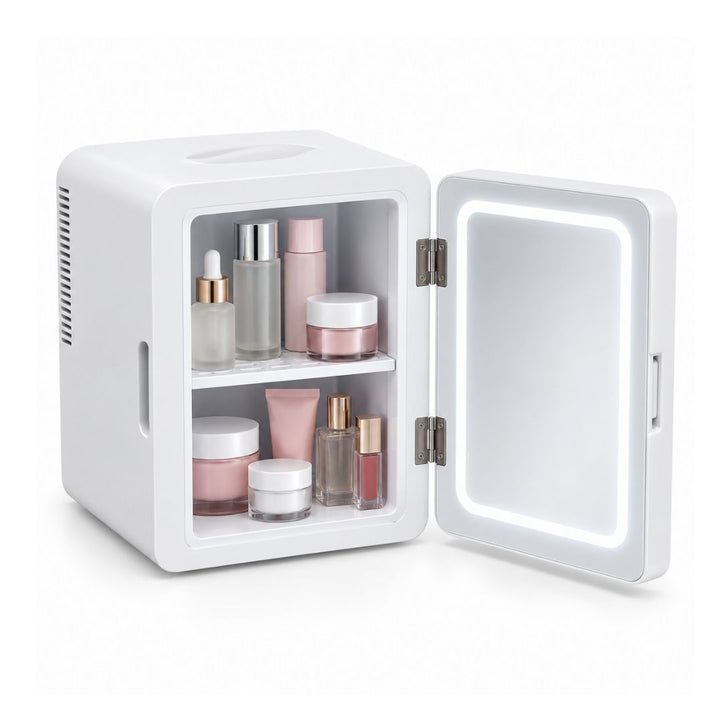 Goldair - 6L Compact Beauty Cooler with LED Mirror