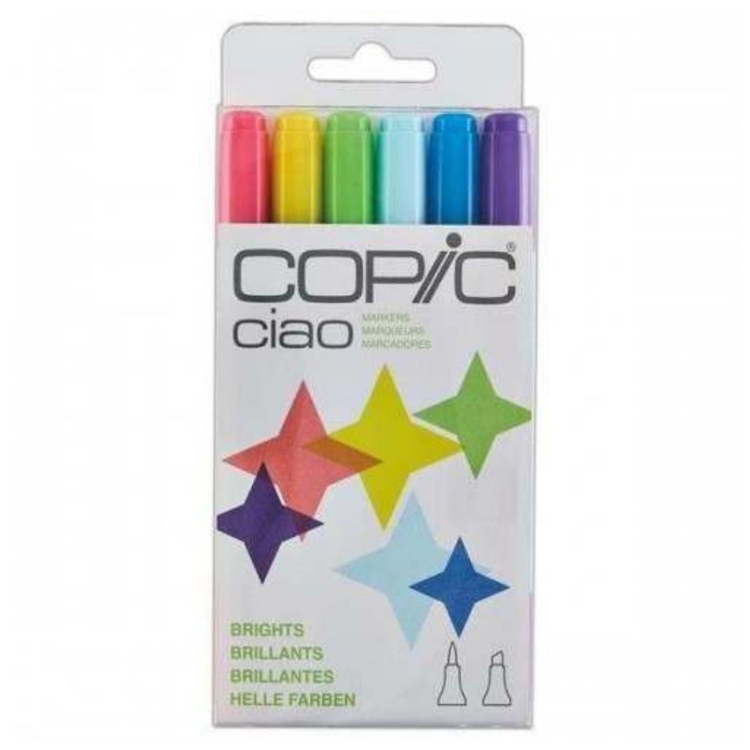 Copic - Ciao Brights Marker Set - 6 Pc