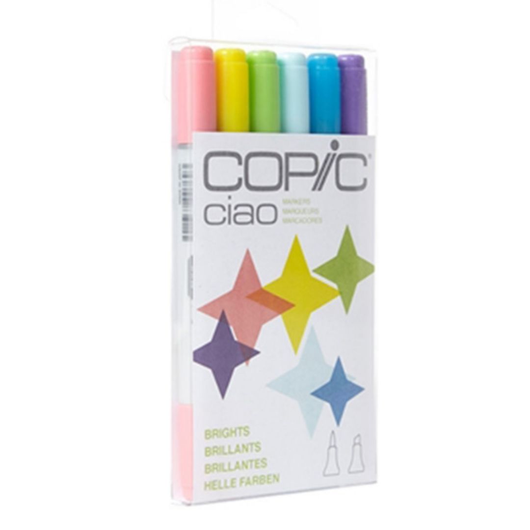 Copic - Ciao Brights Marker Set - 6 Pc