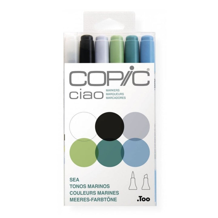 Copic - Ciao Sea Marker Set - 6 Pc