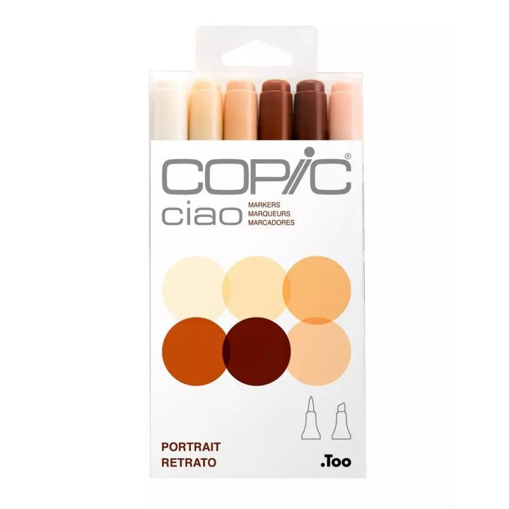 Copic - Ciao Portrait Marker Set - 6 Pc