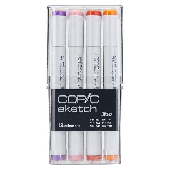 Copic - Sketch Basic Marker Set - 12 Pc