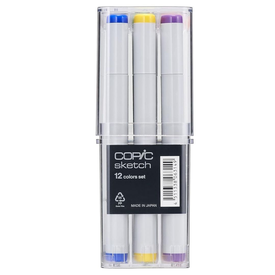 Copic - Sketch Basic Marker Set - 12 Pc