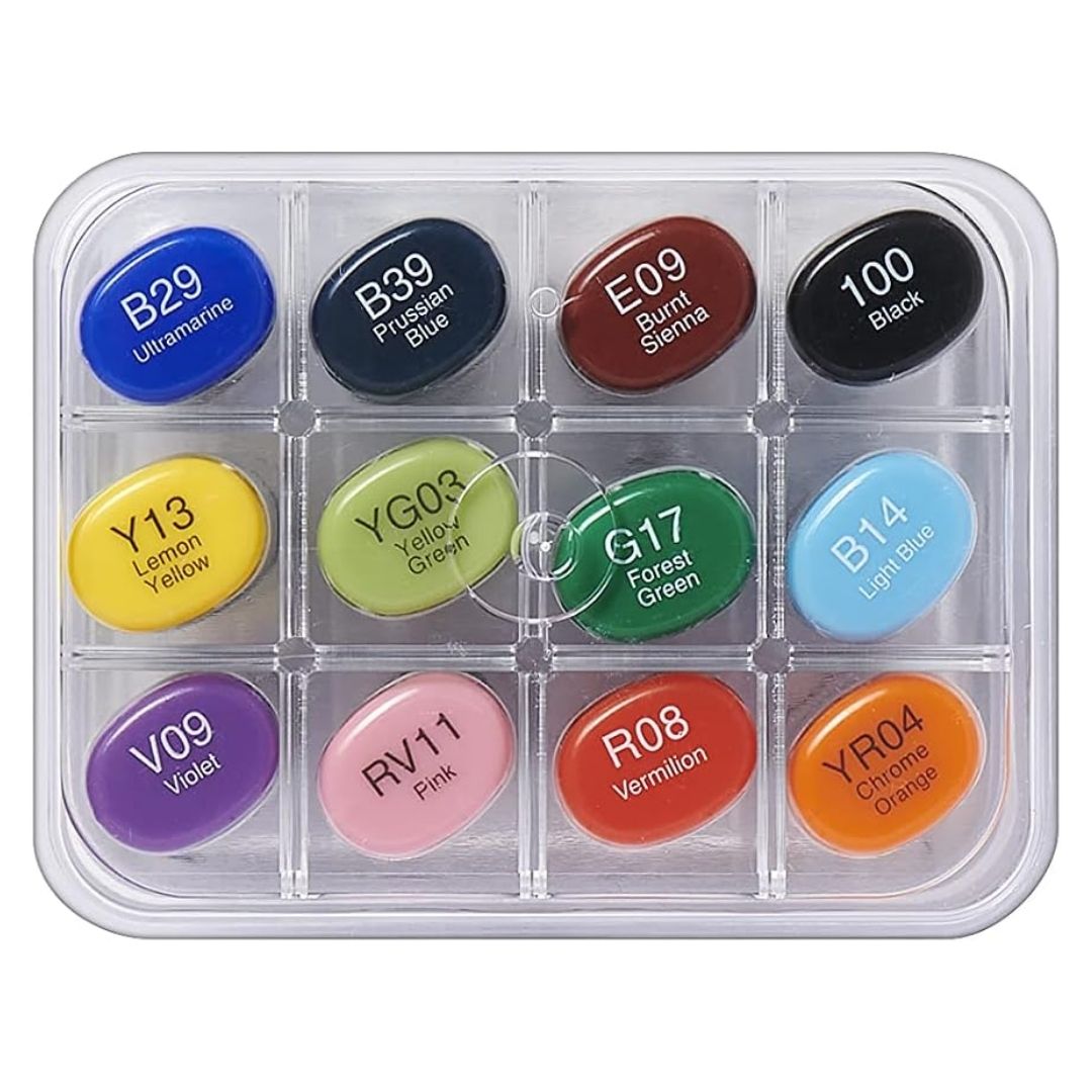 Copic - Sketch Basic Marker Set - 12 Pc