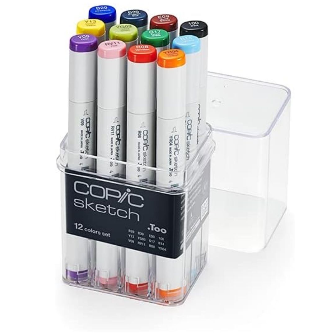 Copic - Sketch Basic Marker Set - 12 Pc