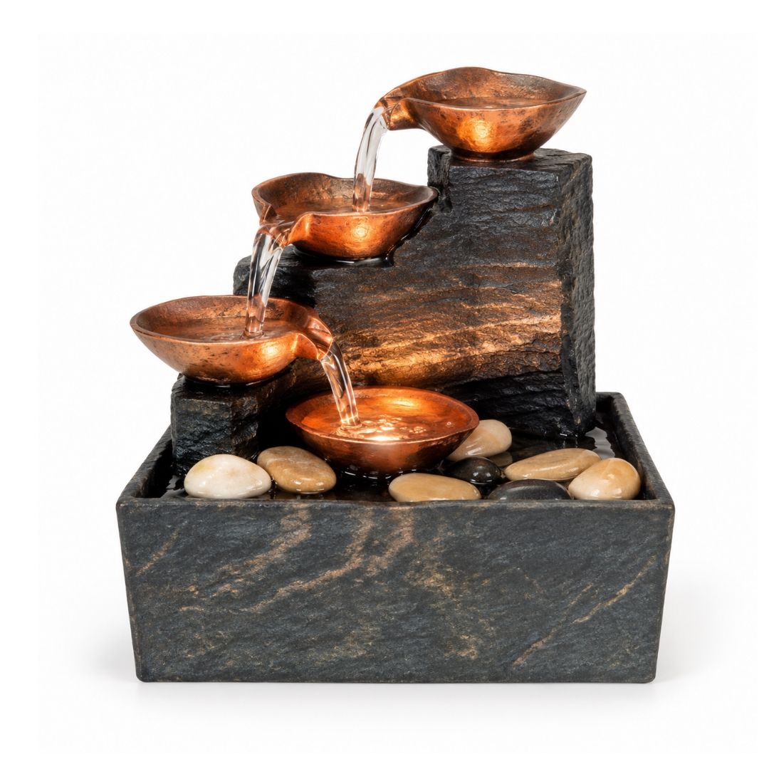 Home Decor - Stone Cascade Water Fountain