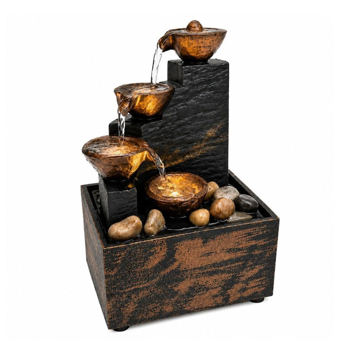Home Decor - Stone Cascade Water Fountain