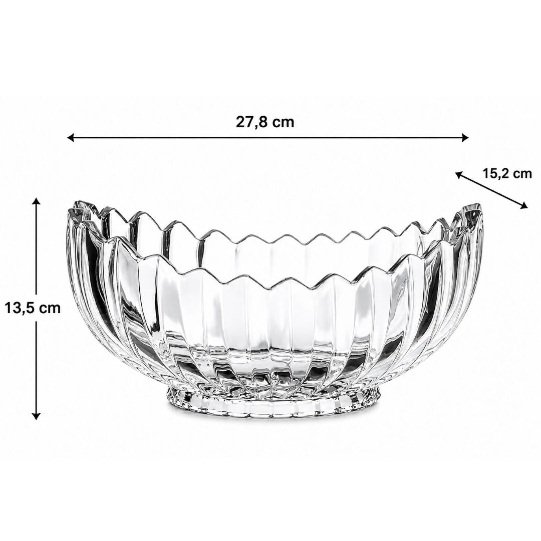 Centerpiece - Glass Fruit Bowl