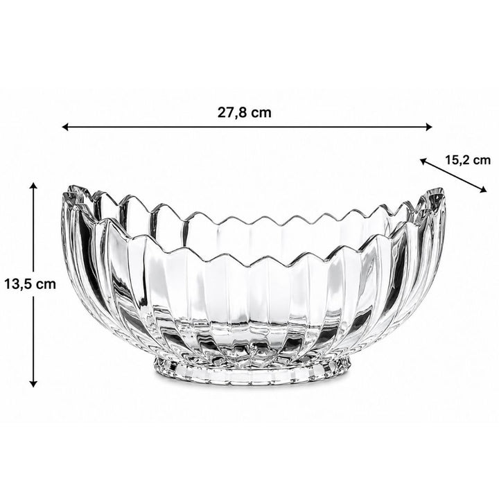 Centerpiece - Glass Fruit Bowl