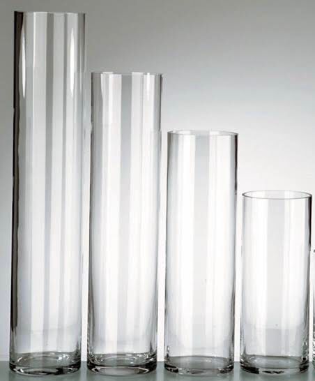 Table Decor - Glass Cylinder Vase