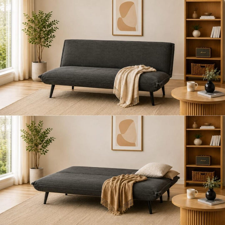 Sofa Bed - Convertible Corduroy - 183cm