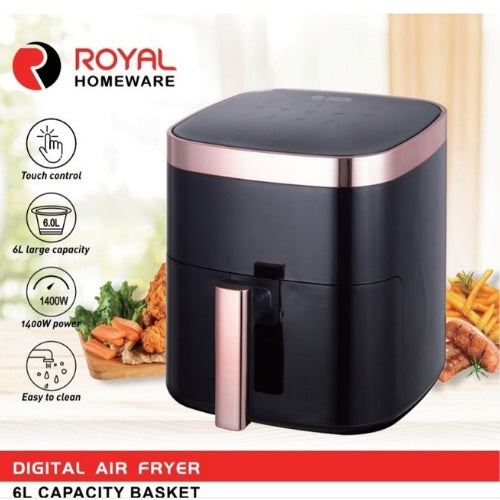 Royal HomeWare Digital Controlled Air Fryer - 6 Ltr