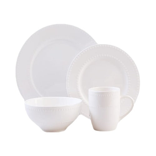 Dinner Sets  - 16pc -  Porcelain Embossed
