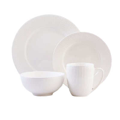 Dinner Sets  - 16pc -  Porcelain Embossed