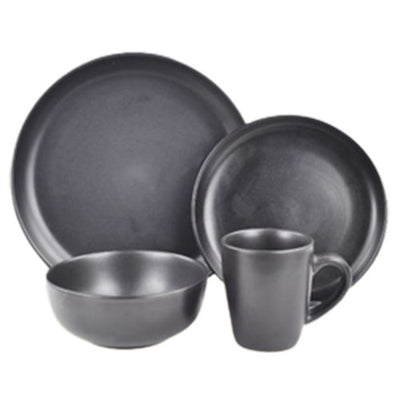Black dinner set dinner plate, side plate bolw and cup