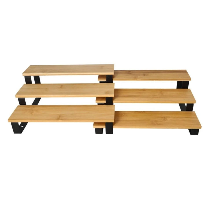 3 Tier Expandable Bamboo Organiser - 32 cm