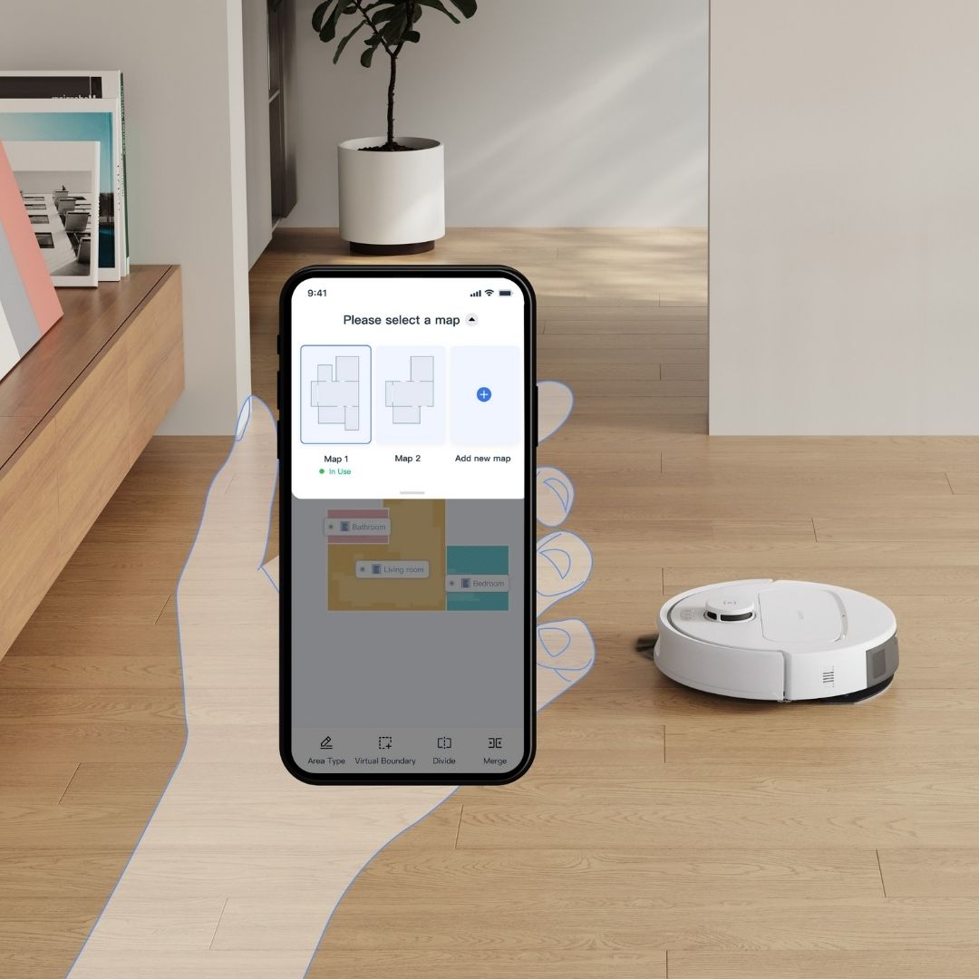 ECOVACS DEEBOT - Smart Robot Vacuum with Mop - N20e