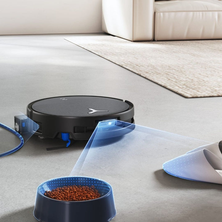 ECOVACS DEEBOT - T80s OMNI Robot Vaccum OZMO ROLLER - Black