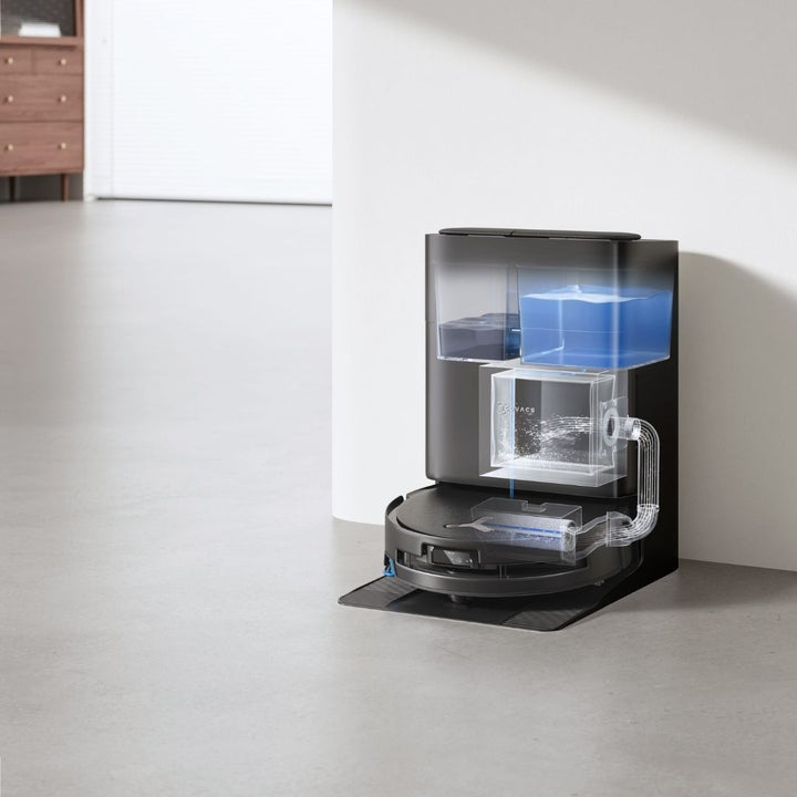 ECOVACS DEEBOT - T80s OMNI Robot Vaccum OZMO ROLLER - Black