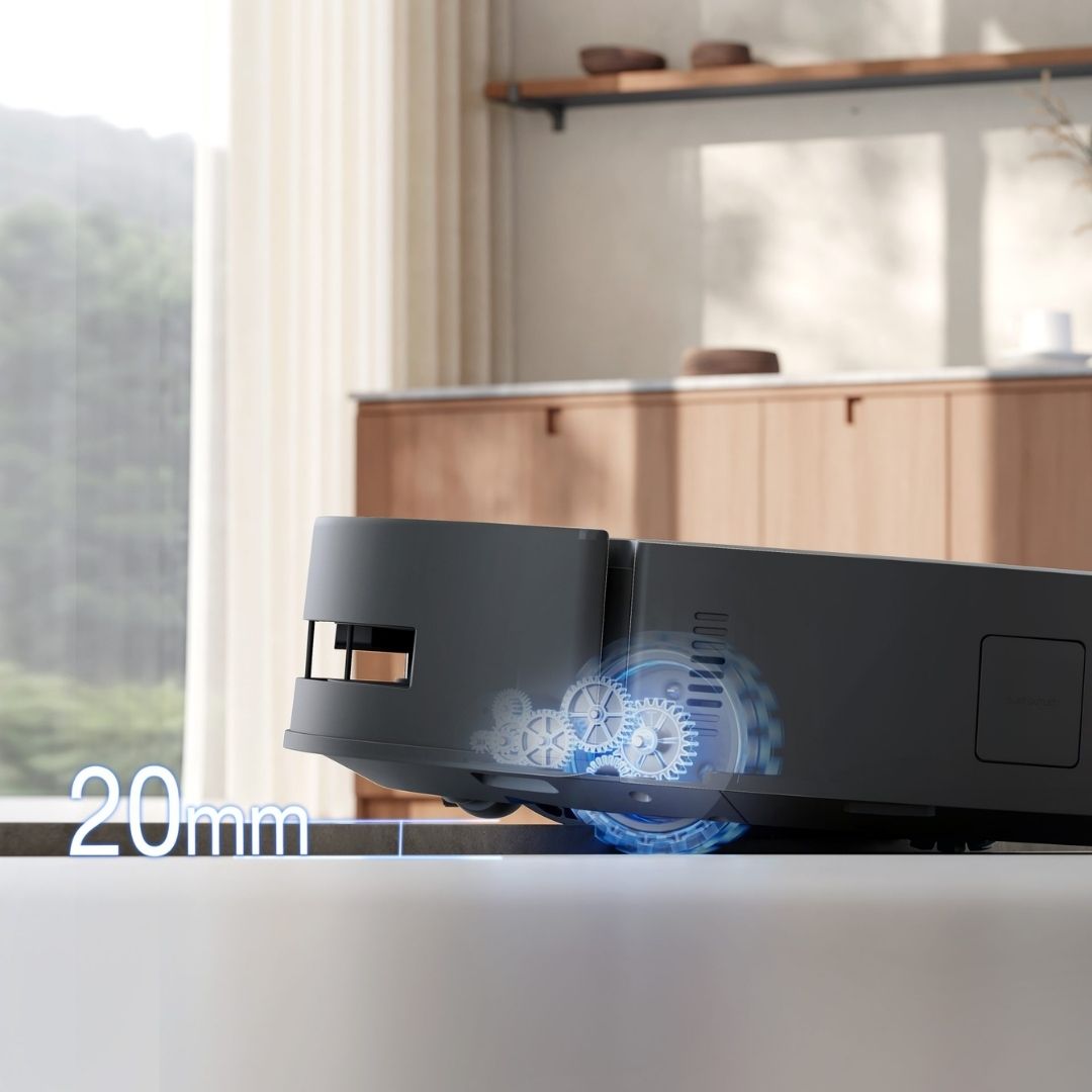 ECOVACS DEEBOT - T80s OMNI Robot Vaccum OZMO ROLLER - Black