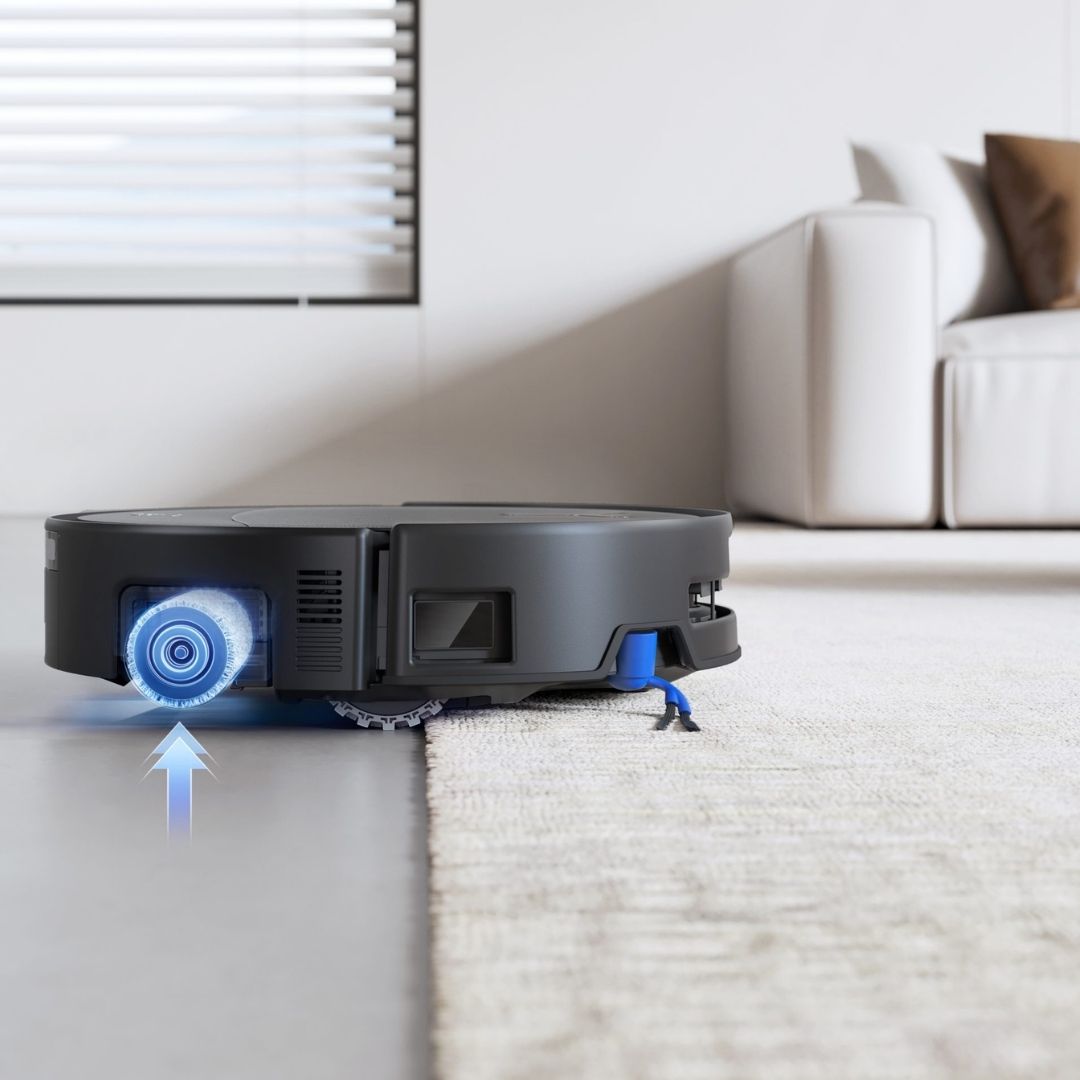 ECOVACS DEEBOT - T80s OMNI Robot Vaccum OZMO ROLLER - Black