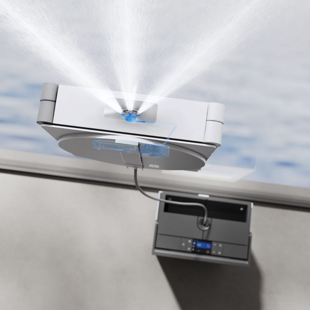 WINBOT W3 OMNI Robot Window Cleaner – Vortex Wash with WIN-SLAM 5.0 Sensor Detection
