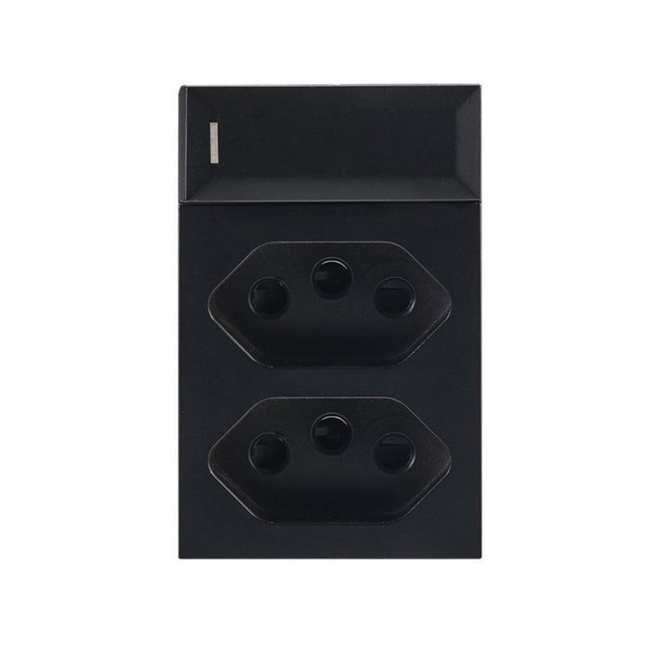 Modular 4 x 2 Socket &amp; Switch Inserts  - Triple module