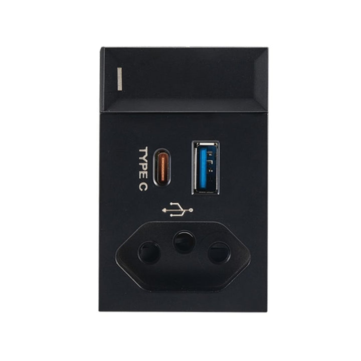 Modular 4 x 2 Socket &amp; Switch Inserts  - Triple module
