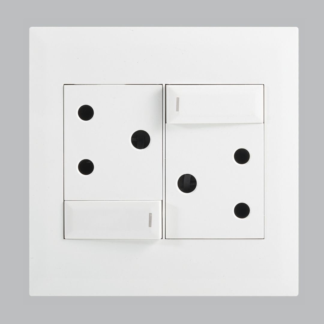 Modular Socket &amp; Switch Inserts - 4 x 4 combo