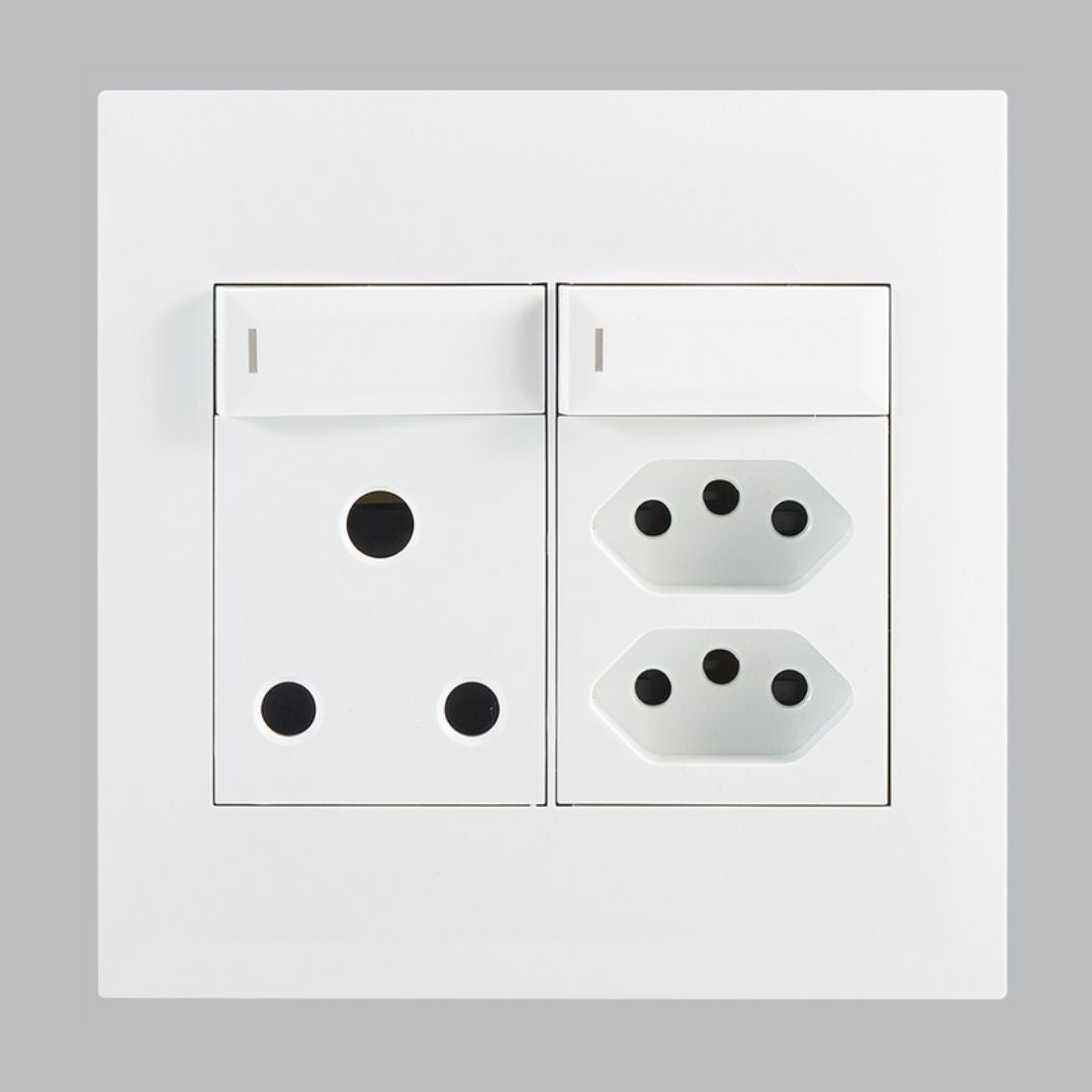 Modular Socket &amp; Switch Inserts - 4 x 4 combo