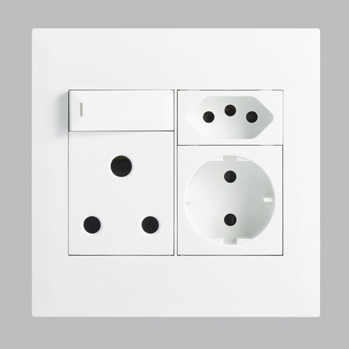 Modular Socket &amp; Switch Inserts - 4 x 4 combo