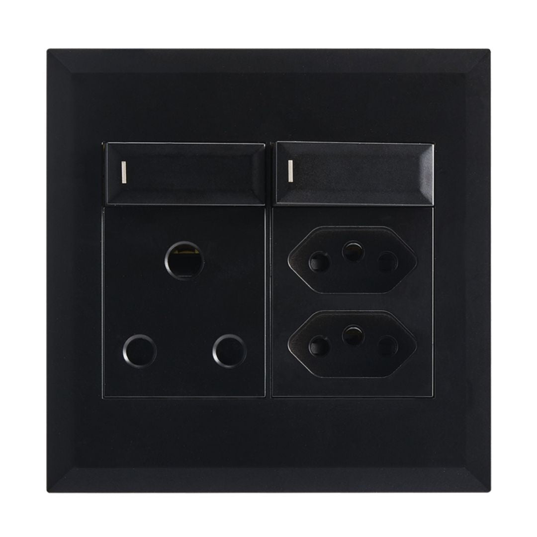 Modular Socket &amp; Switch Inserts - 4 x 4 combo