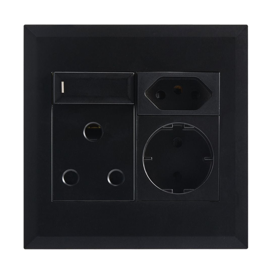 Modular Socket &amp; Switch Inserts - 4 x 4 combo
