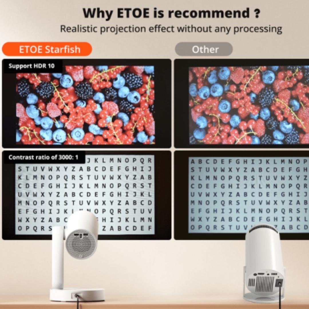 ETOE - Starfish Smart Projector 1080P
