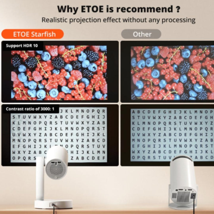 ETOE - Starfish Smart Projector 1080P