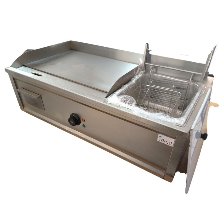 Electric Griddle & Fryer - 2 in 1 Cooking Station