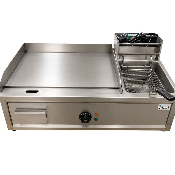 Electric Griddle & Fryer - 2 in 1 Cooking Station
