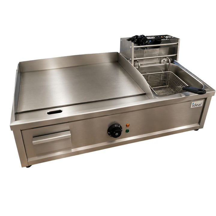 Electric Griddle & Fryer - 2 in 1 Cooking Station