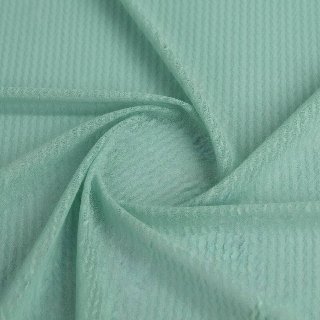 Fabric - Embossed Mesh Ribbon Weave  - 150 cm