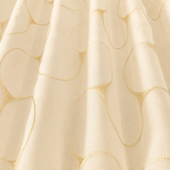 Sheer Fabric - Embroidered Linen 1