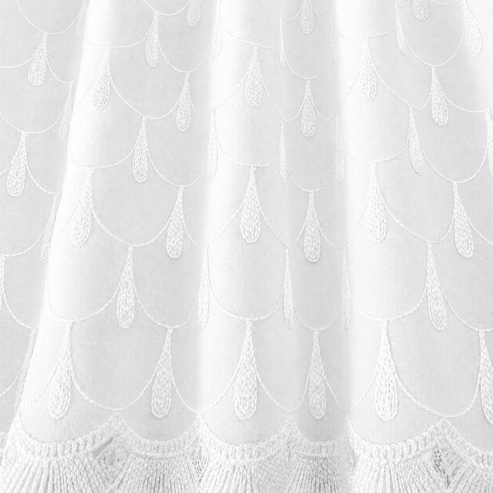 Sheer Fabric - Embroidered Linen 2