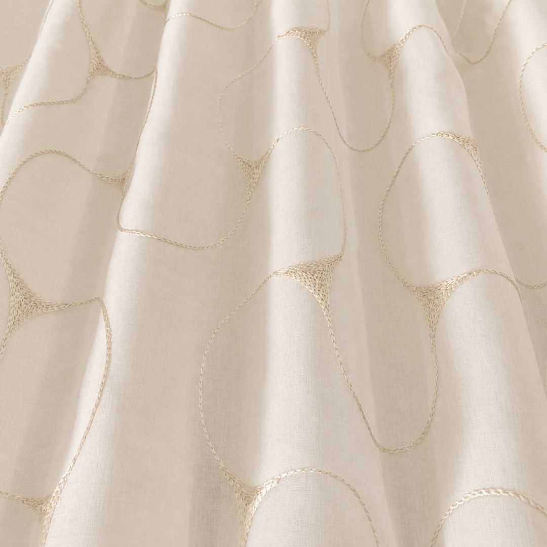 Sheer Fabric - Embroidered Linen 1