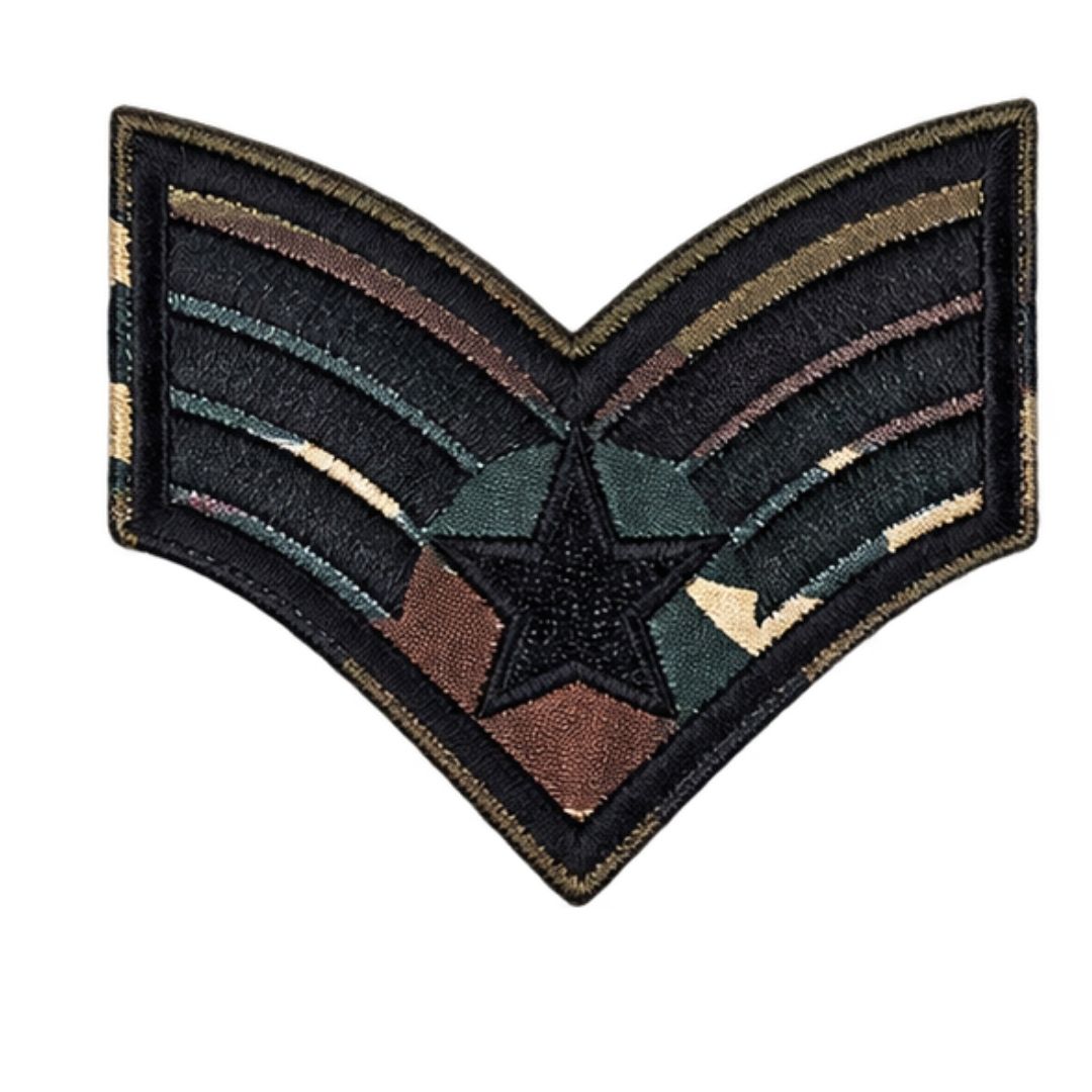 Embroidered Patches - Iron On - Military