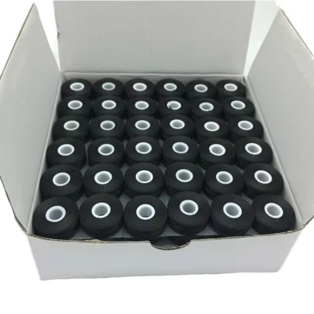 Pre-wound sewing machine bobbins