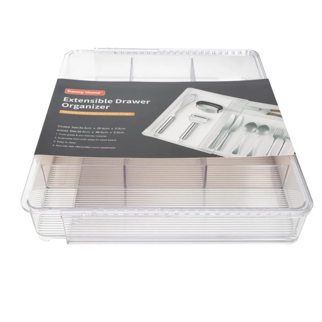 Acrylic Cutlery Tray-  36.5cm