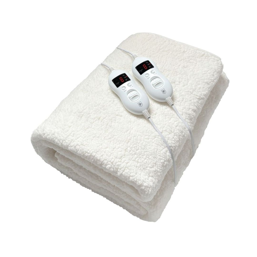 Electric Blanket - Sherpa Extra Length with Fitted skirt