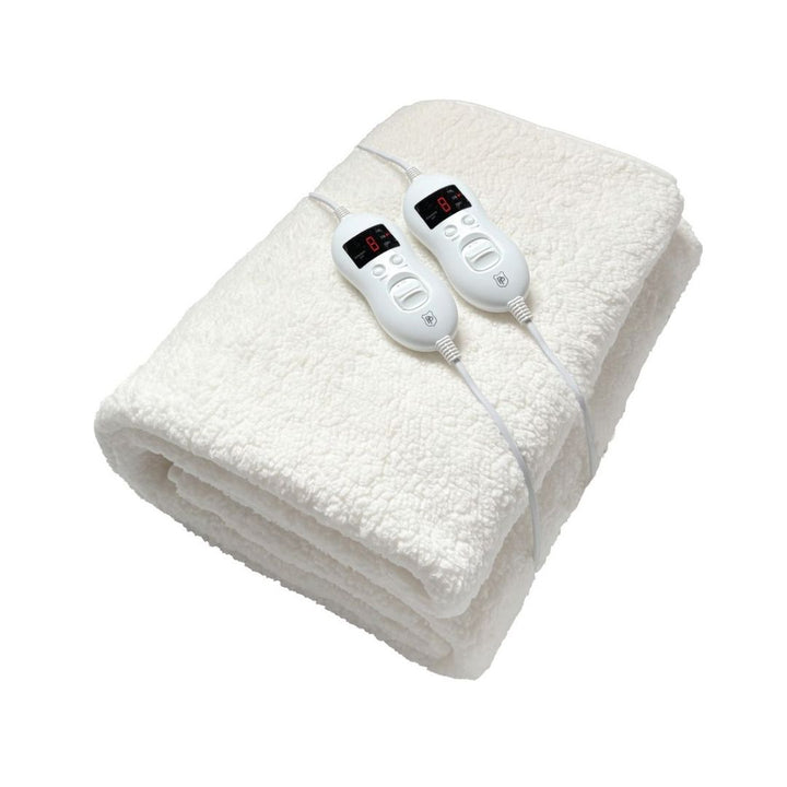 Electric Blanket - Sherpa Extra Length with Fitted skirt